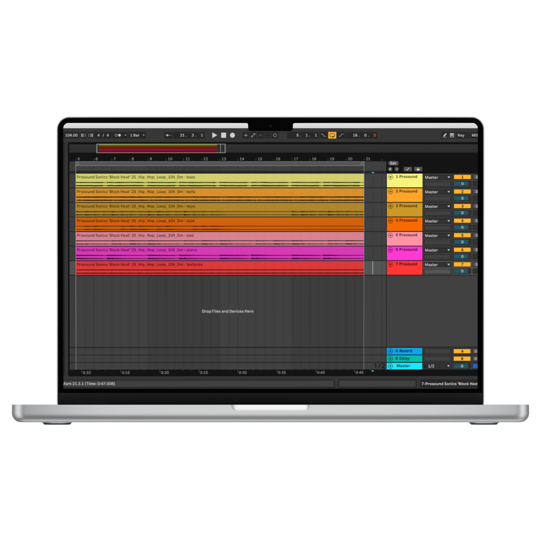 'Block Heat' Hip-Hop Melody Loops Sample Pack