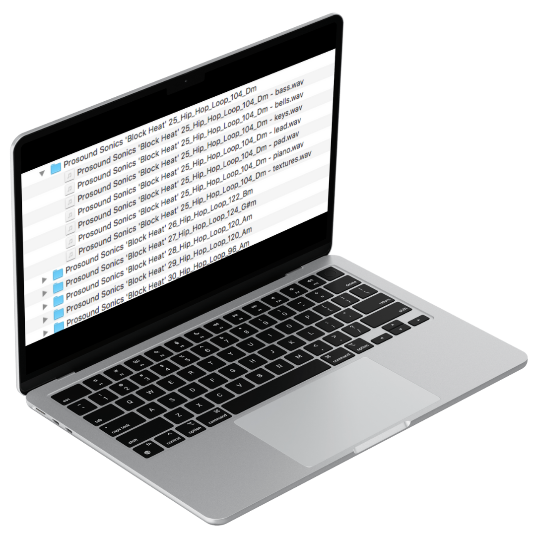 'Block Heat' Hip-Hop Melody Loops Sample Pack